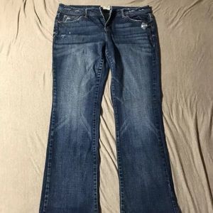 Aeropostale Distressed Chelsea Bootcut Jeans